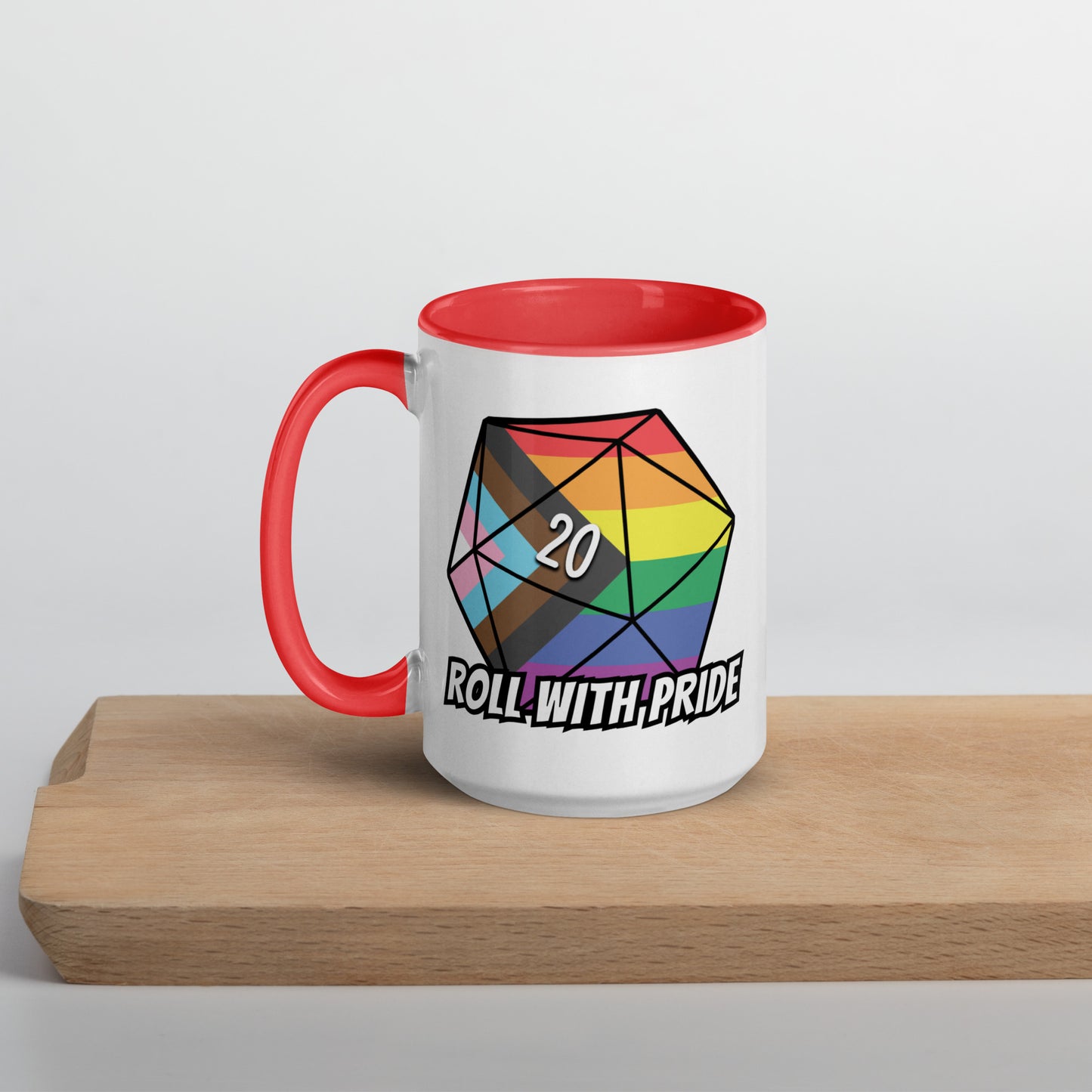 Roll with Pride Mug Level 1 Gamers