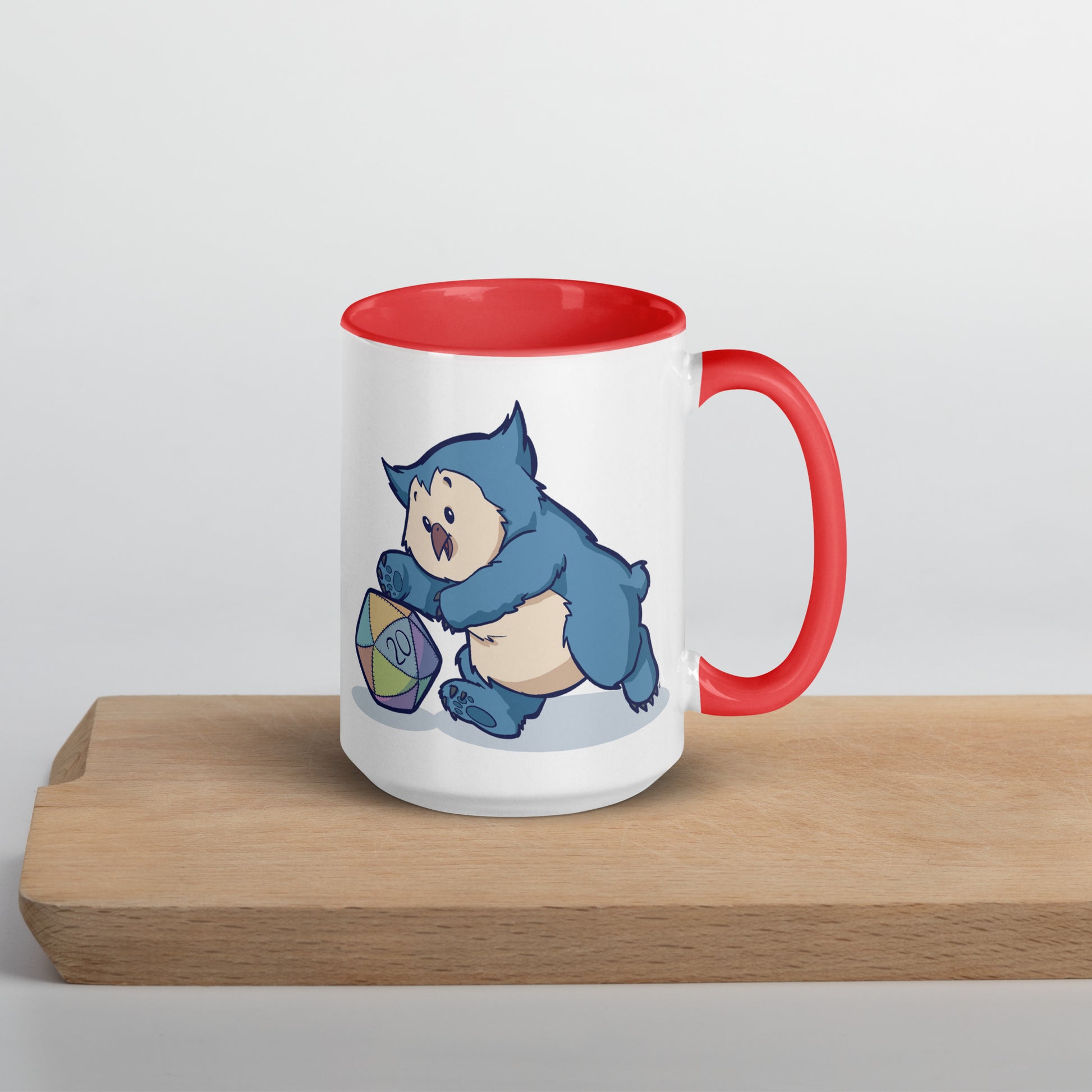 Owlbear Mug with Color Inside  Level 1 Gamers