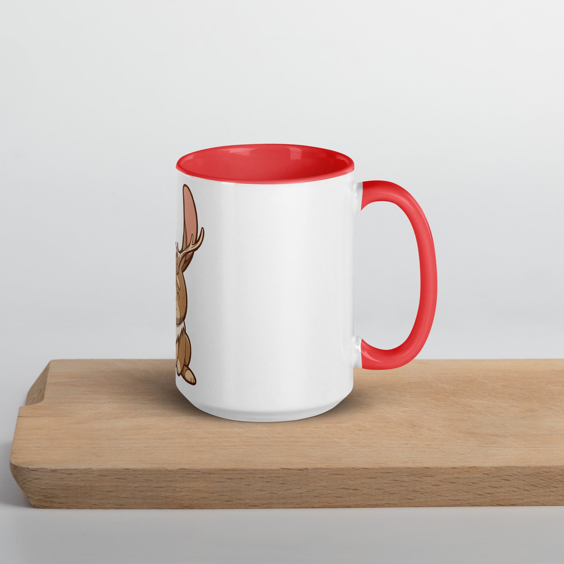 Jackalope Mug with Color Inside  Level 1 Gamers