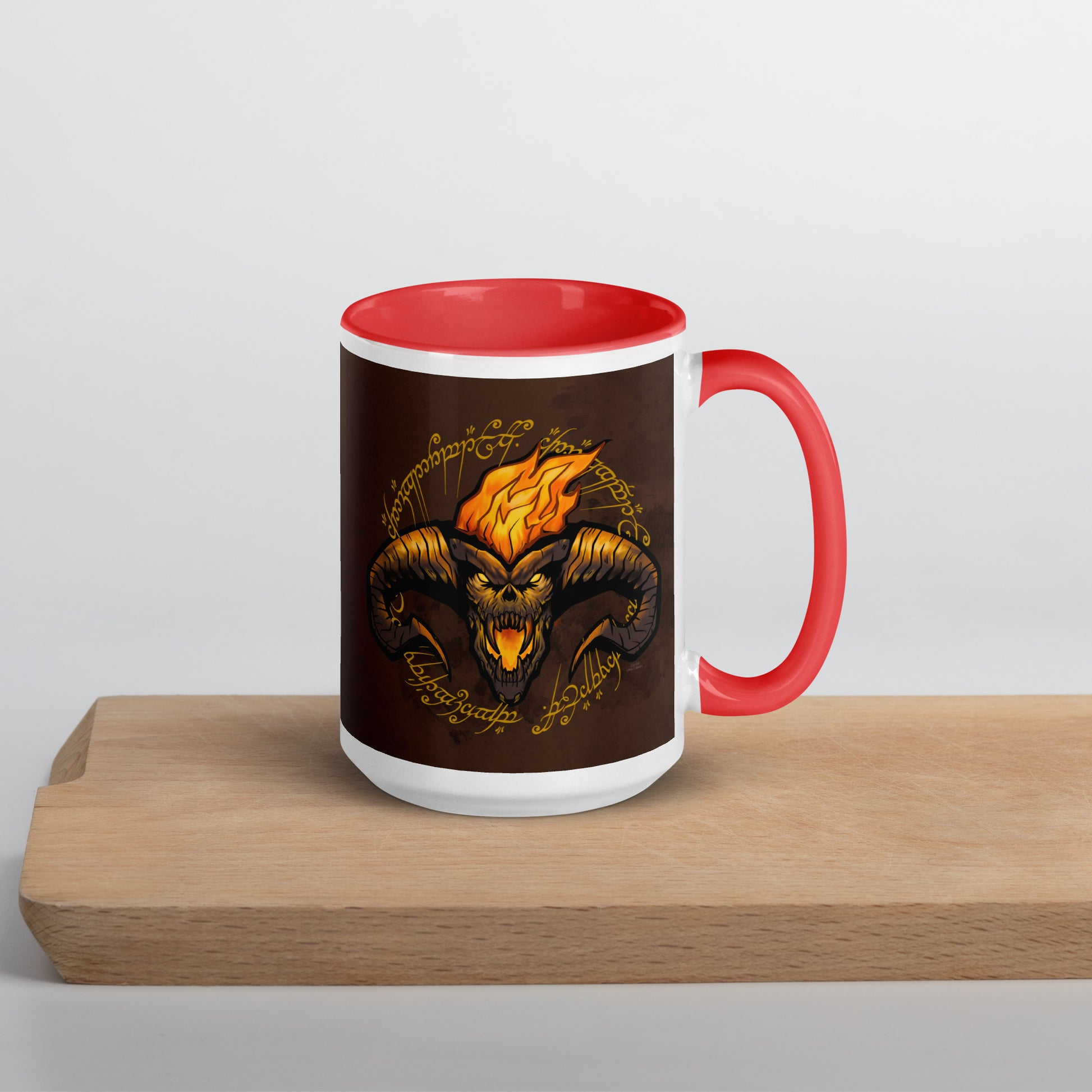 Balrog - Lord of the Rings Mug  Level 1 Gamers Red 15 oz