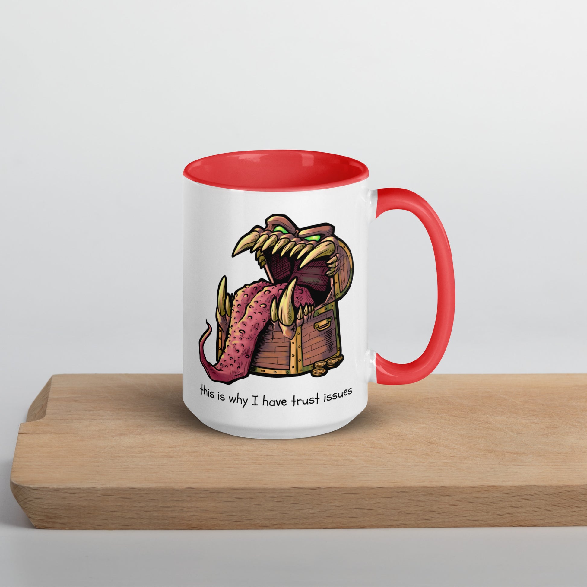 Mimic Mug  Level 1 Gamers Red 15 oz