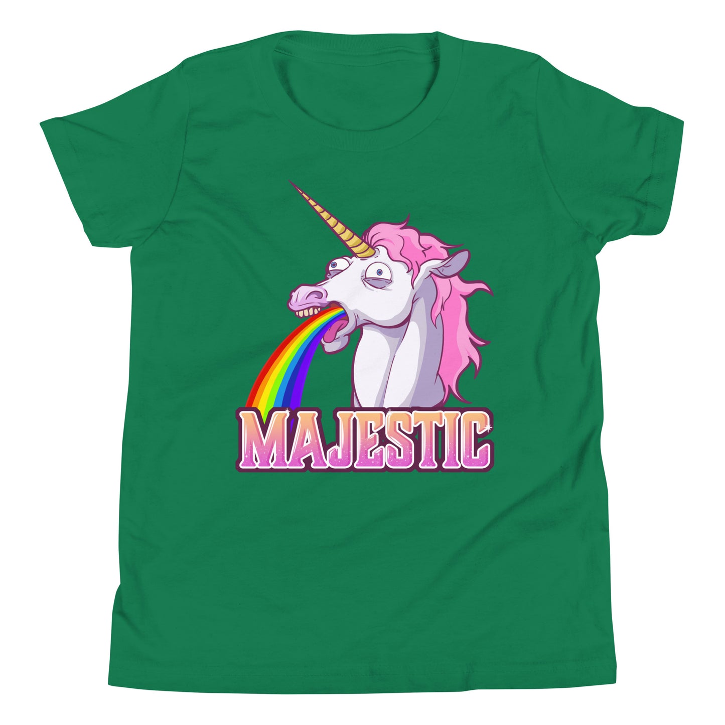 Majestic Unicorn Youth Short Sleeve T-Shirt Level 1 Gamers Kelly S