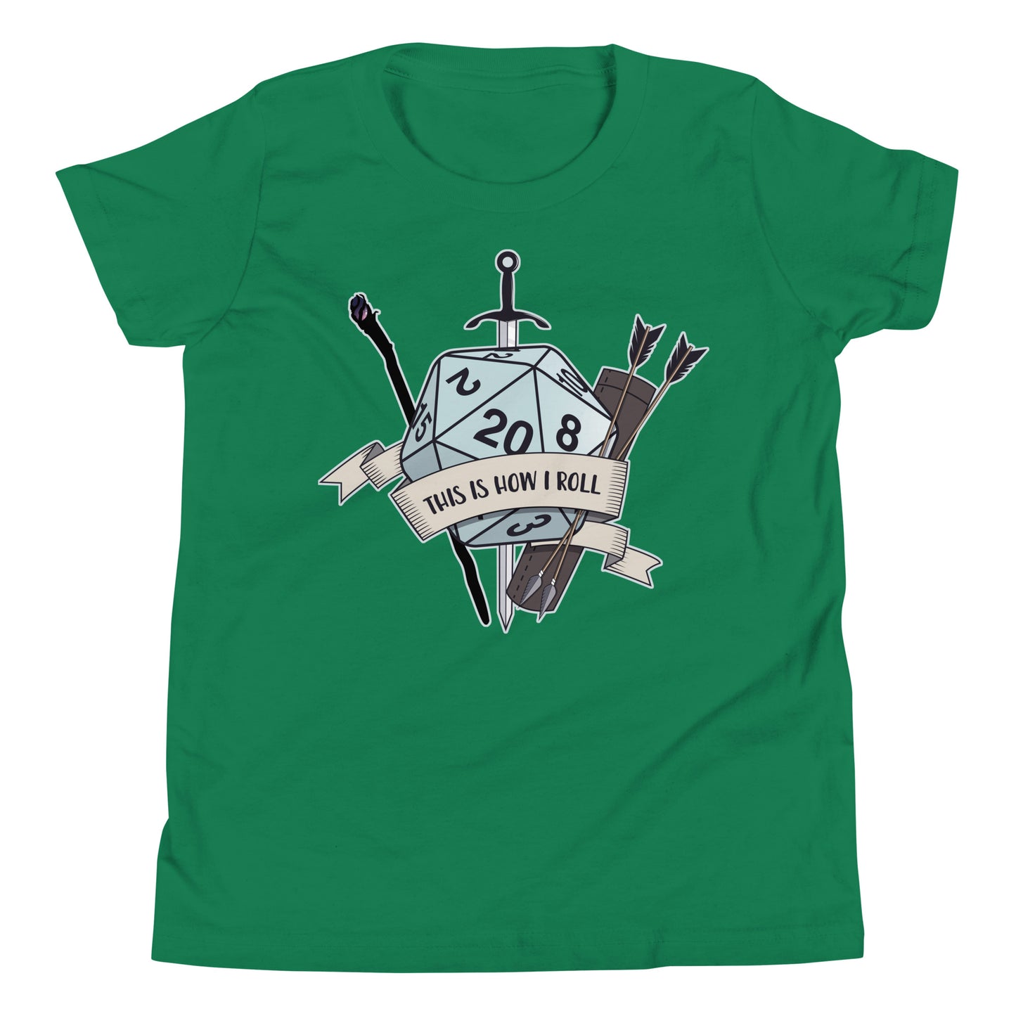 This is How I Roll Youth Short Sleeve T-Shirt Level 1 Gamers Kelly S