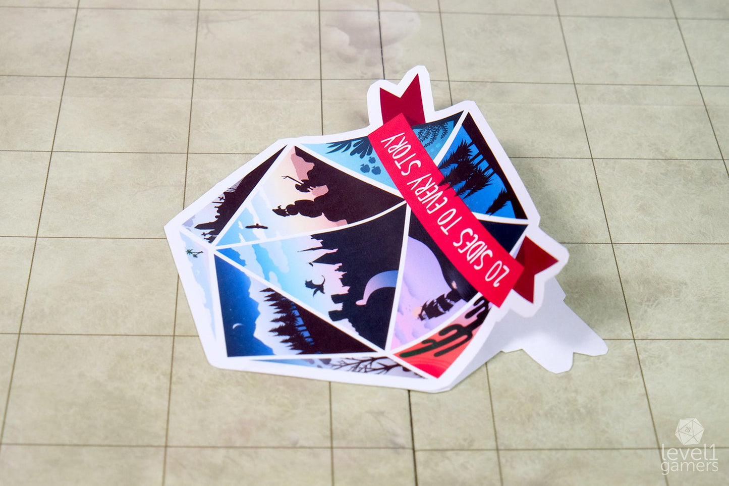 20 Sides to Every Story Sticker Level 1 Gamers