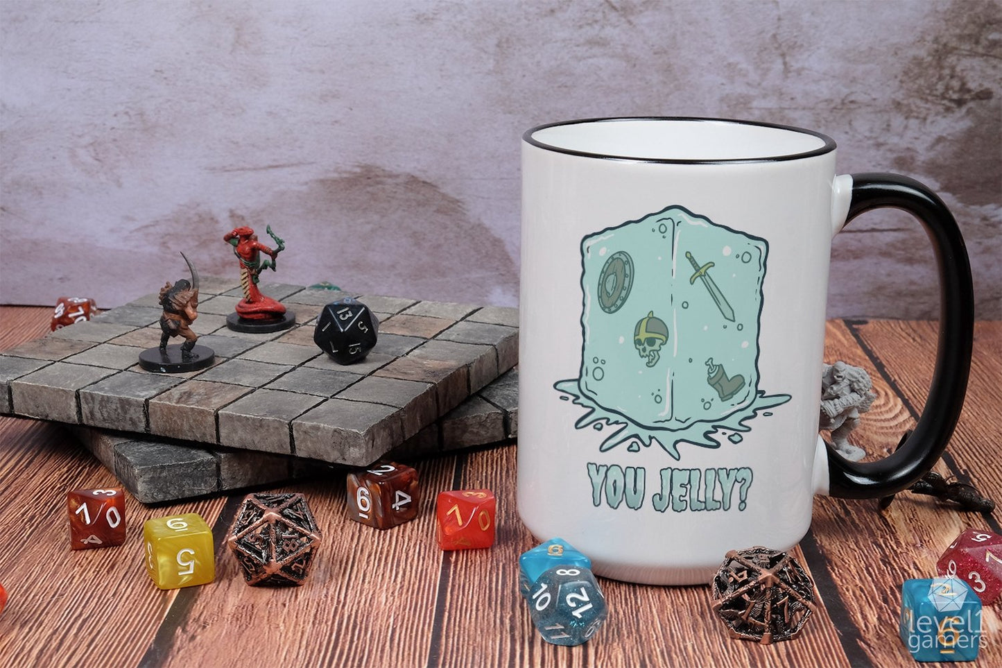 You Jelly? Gelatinous Cube Mug Level 1 Gamers