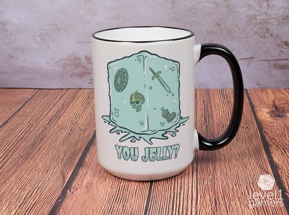You Jelly? Gelatinous Cube Mug Level 1 Gamers