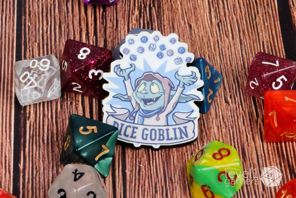 Dice Goblin Hardboard Pin Mugs Level 1 Gamers