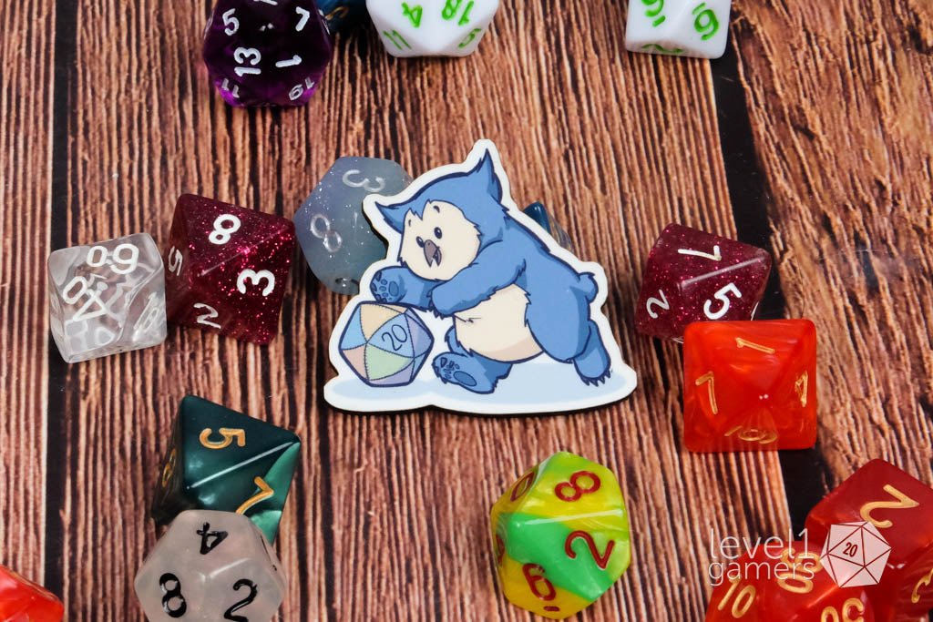 Little Owlbear Hardboard Pin Mugs Level 1 Gamers