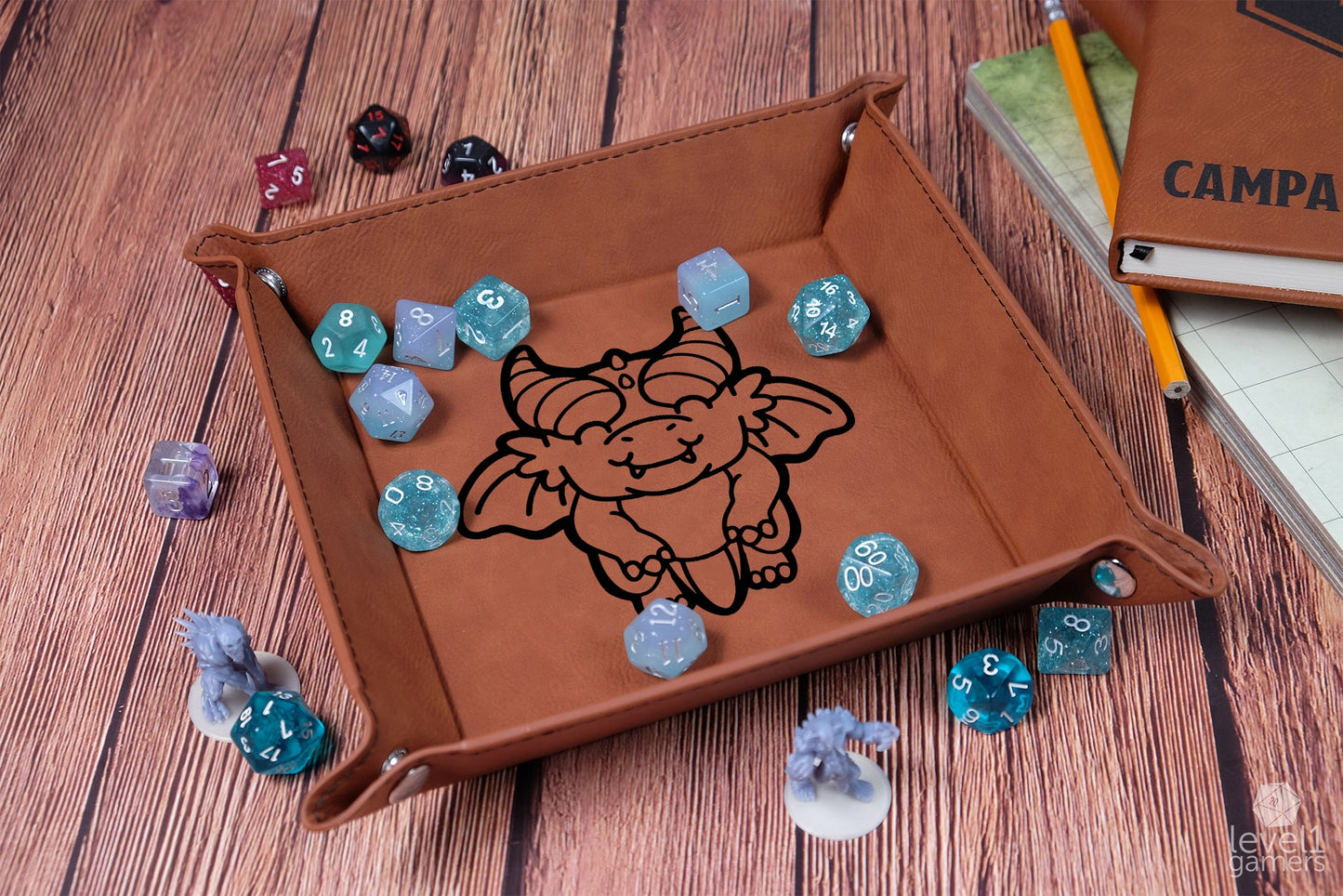Baby Dragon Dice Tray Dice Trays Level 1 Gamers