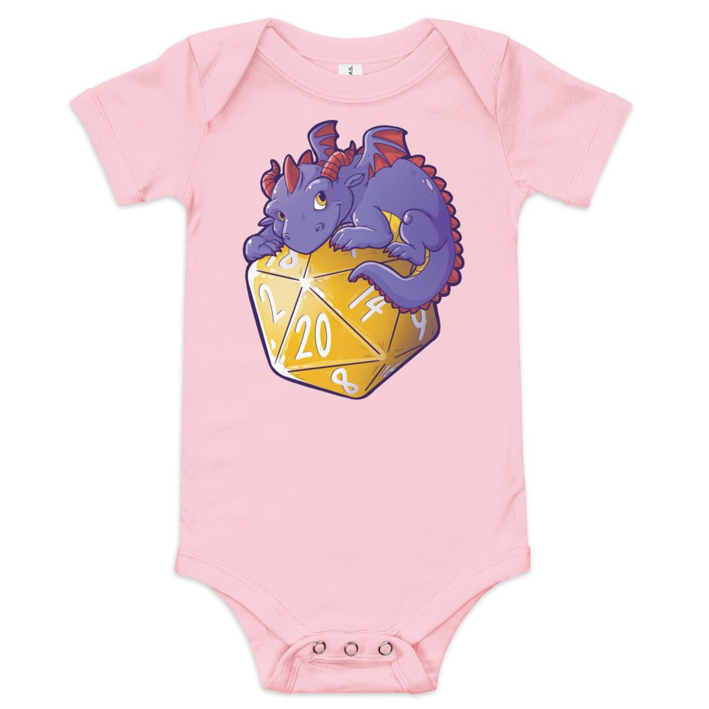 Baby short sleeve one piece Level 1 Gamers Pink 3-6m