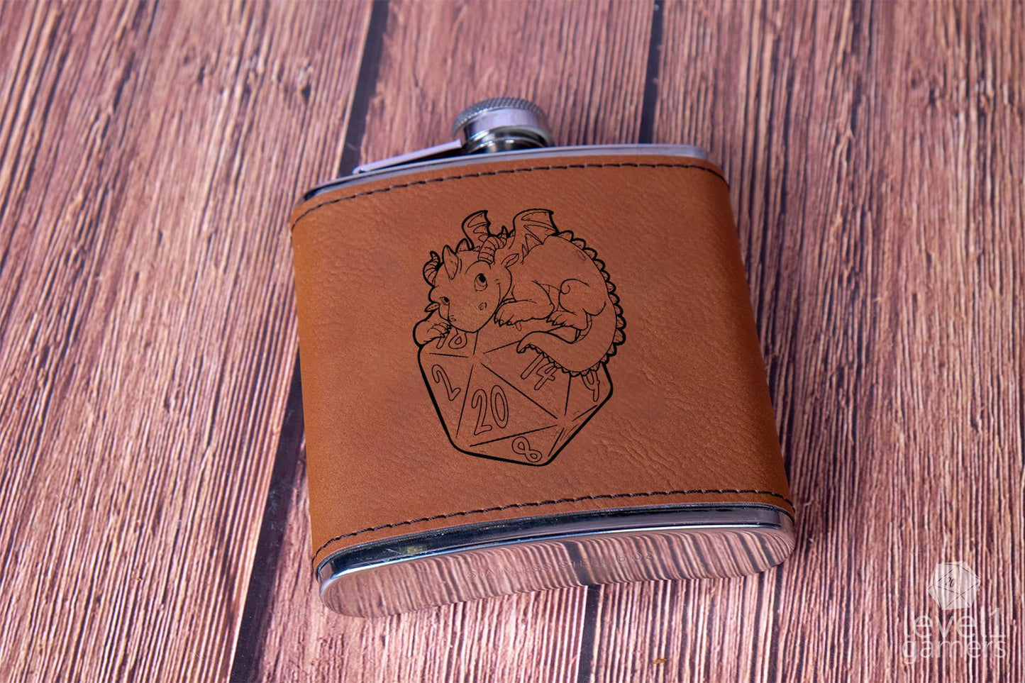 D20 Dragon Flask Level 1 Gamers