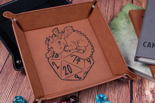 D20 Dragon Dice Tray Dice Trays Level 1 Gamers
