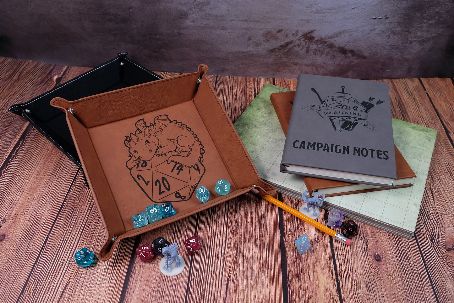 D20 Dragon Dice Tray Dice Trays Level 1 Gamers
