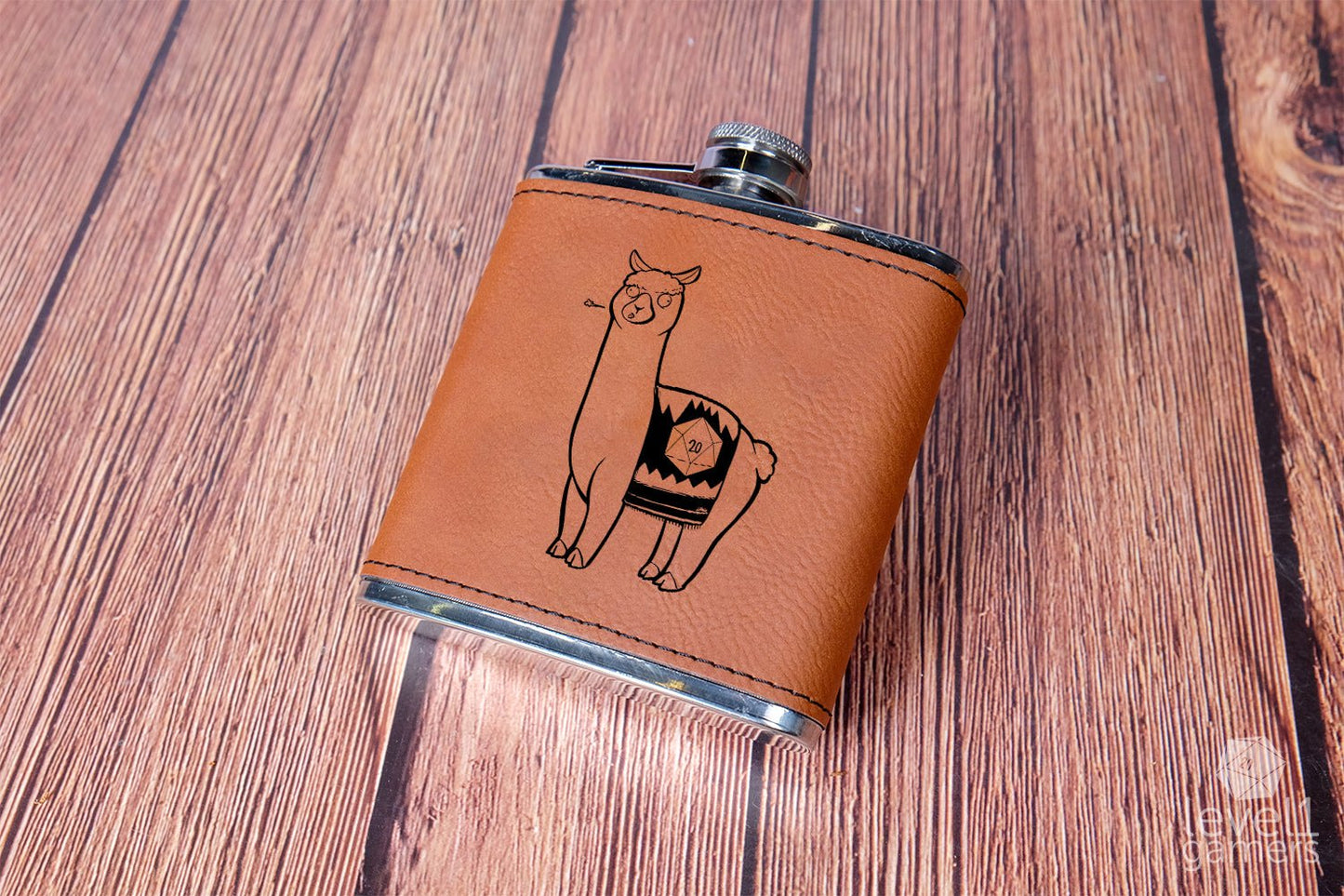 D20 Llama Flask Level 1 Gamers