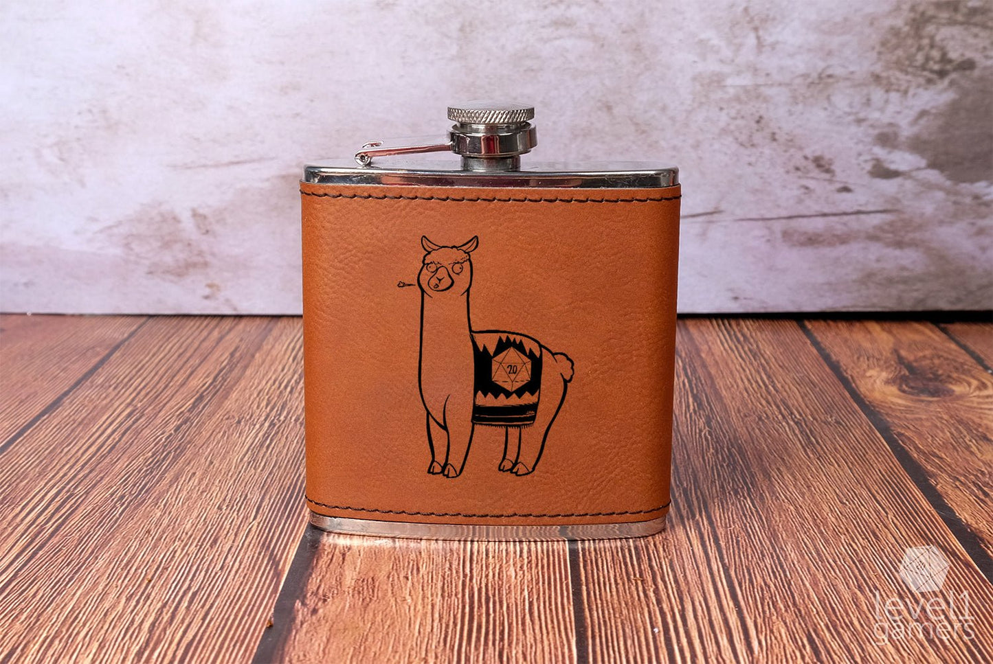 D20 Llama Flask Level 1 Gamers