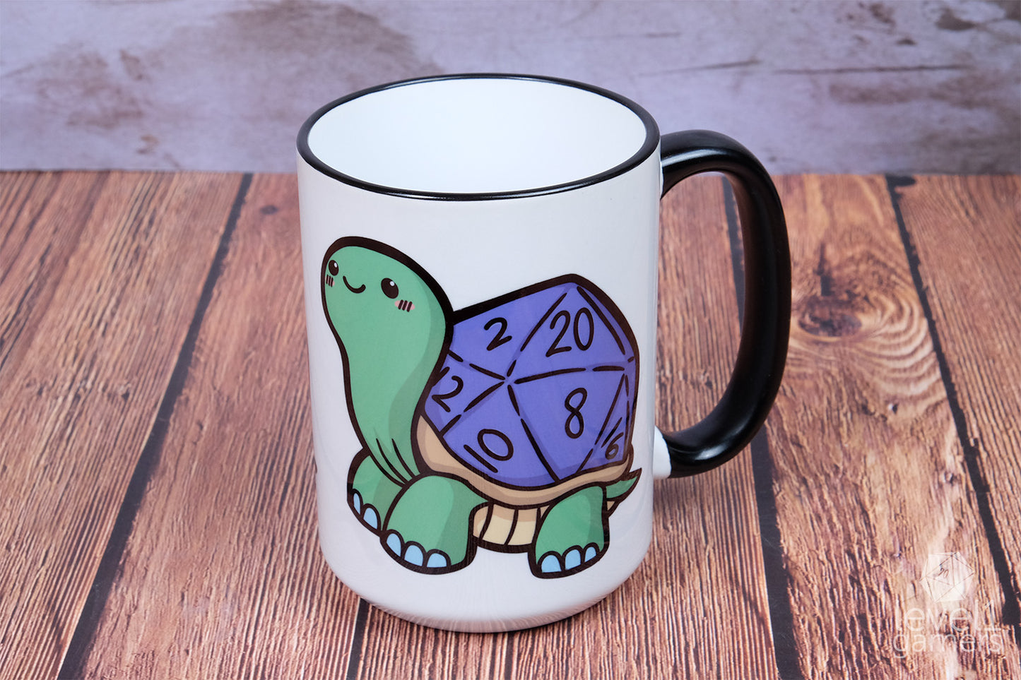 D20 Tortoise Mug Level 1 Gamers