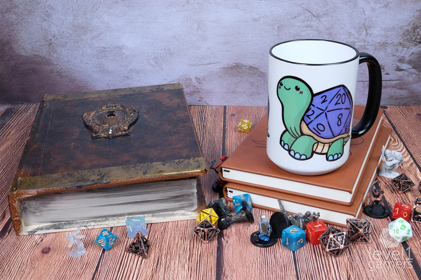 D20 Tortoise Mug Level 1 Gamers