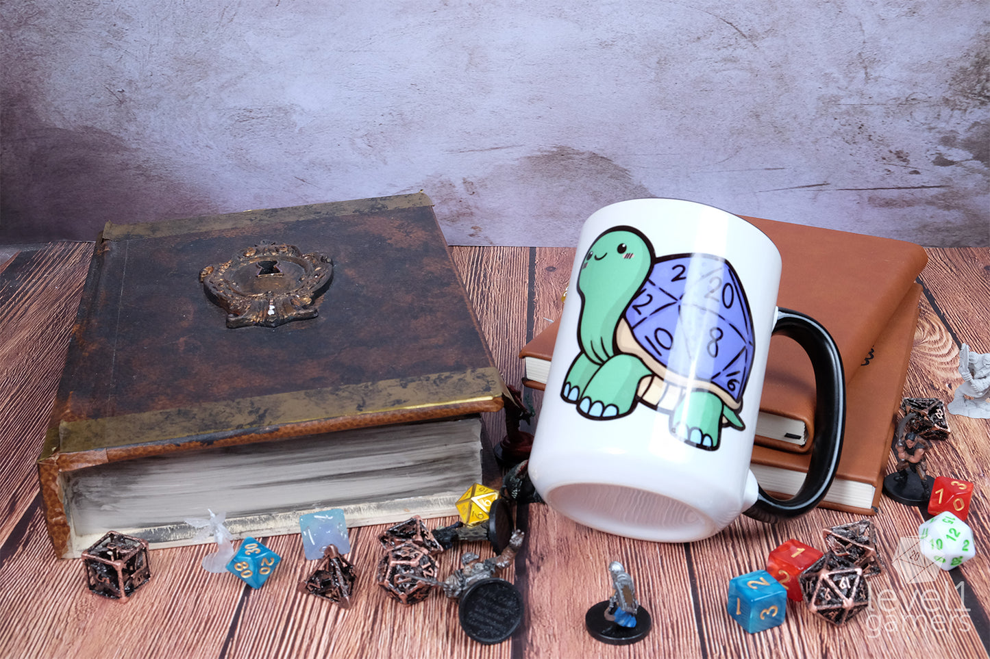 D20 Tortoise Mug Level 1 Gamers