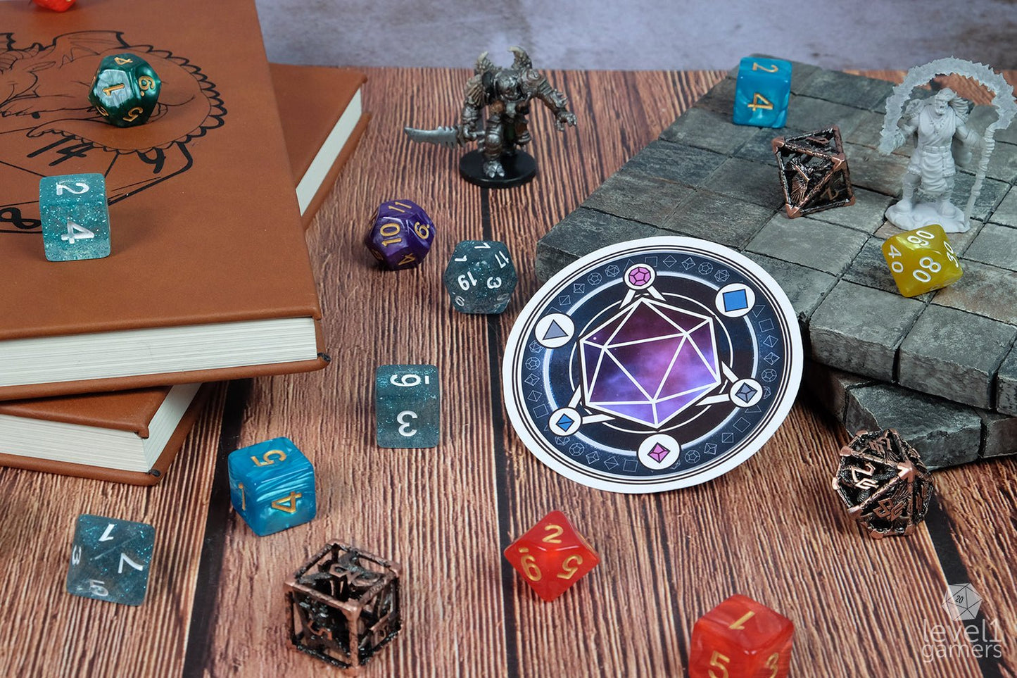 Magic Dice Circle Sticker Level 1 Gamers
