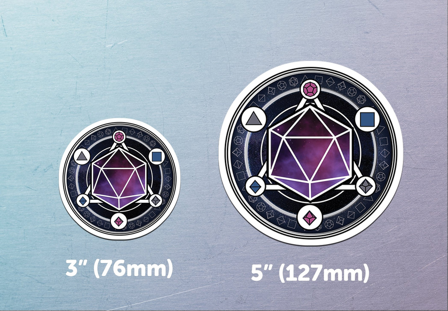 Magic Dice Circle Magnet Level 1 Gamers