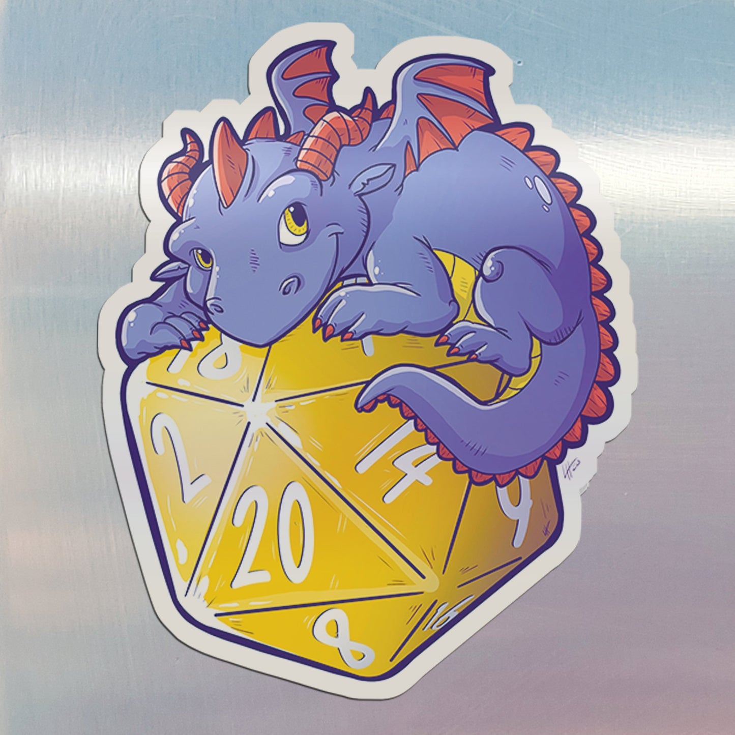 Dice Dragon Magnet Level 1 Gamers
