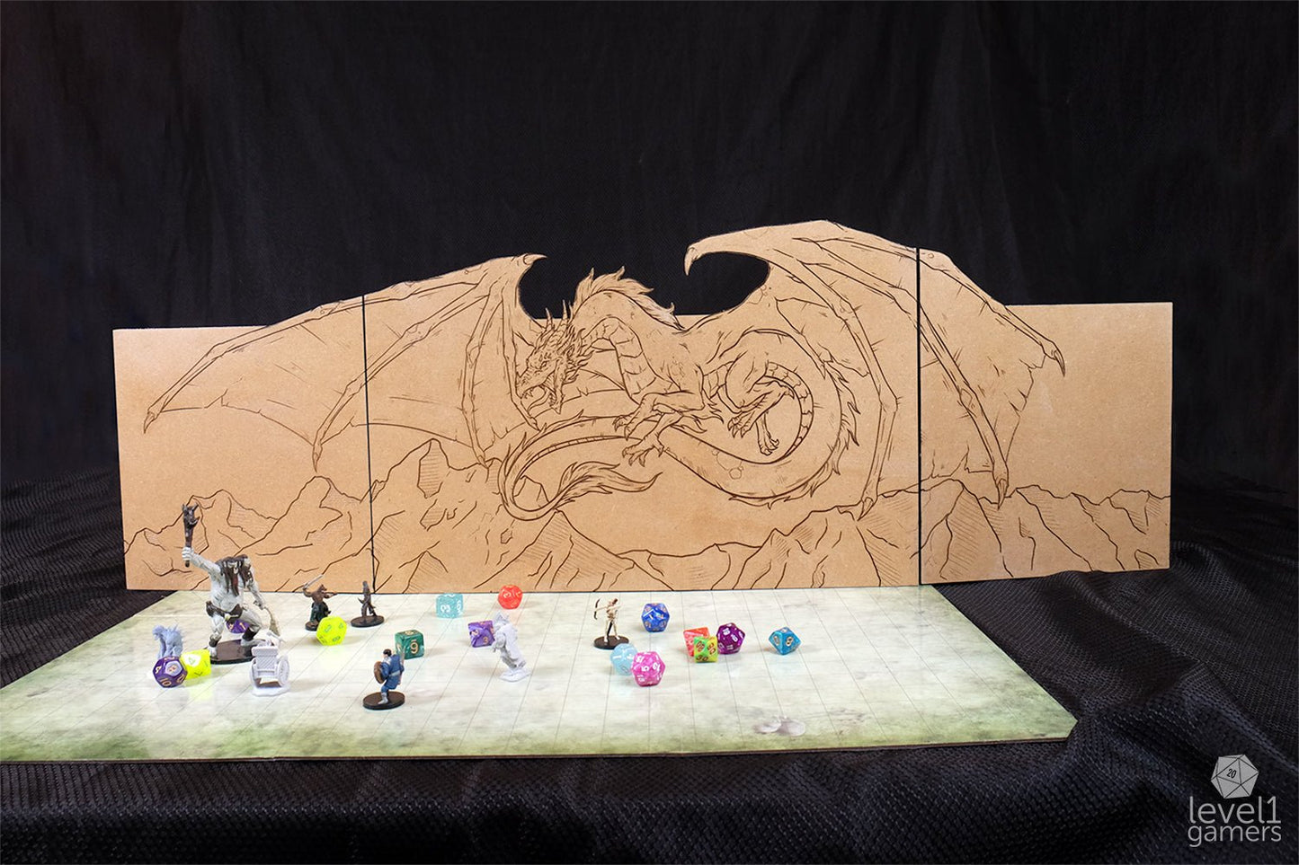 Dragon DM Screen Level 1 Gamers