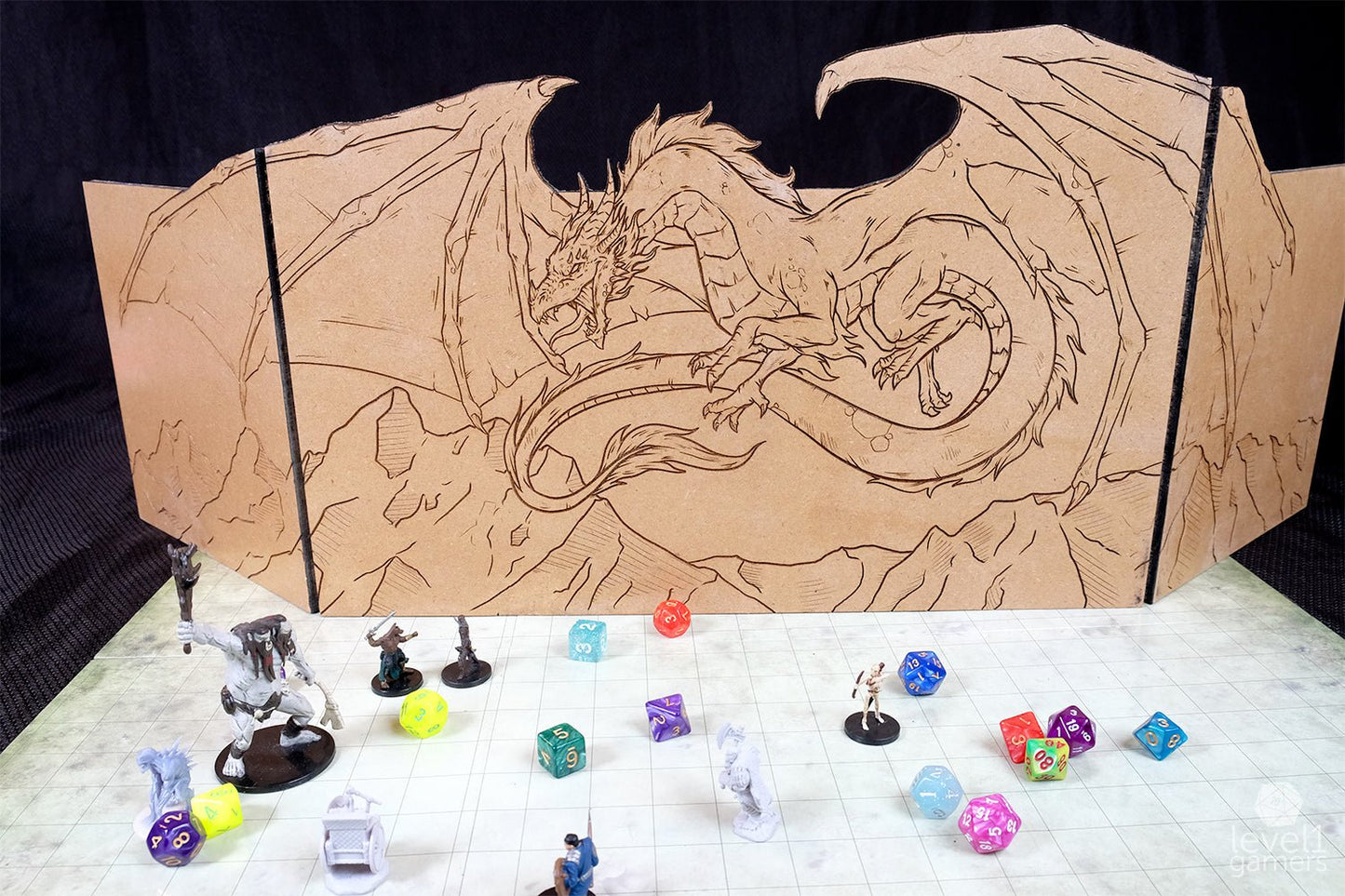 Dragon DM Screen Level 1 Gamers
