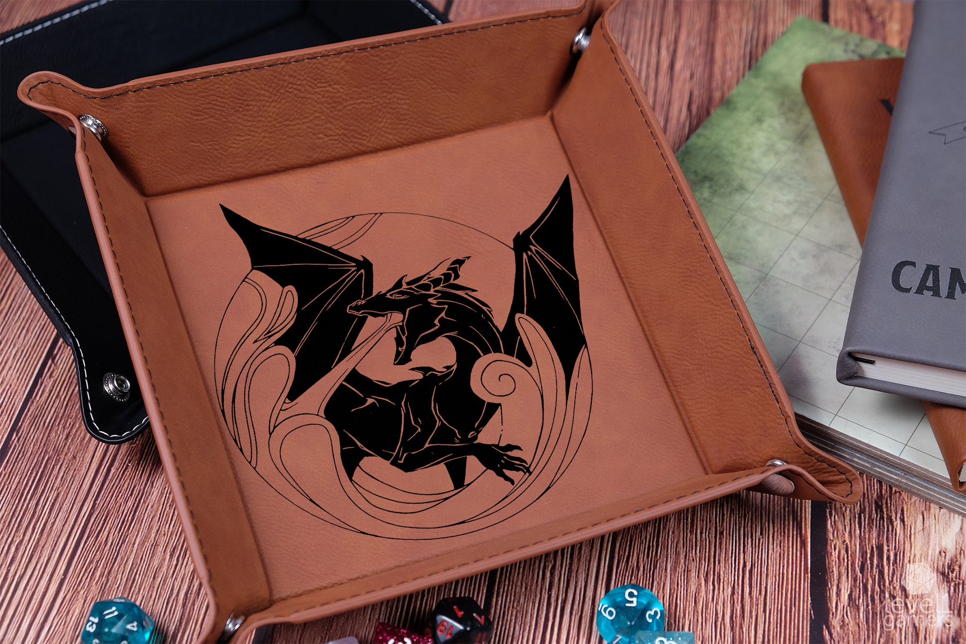 Fantasy Dragon Dice Tray Dice Trays Level 1 Gamers