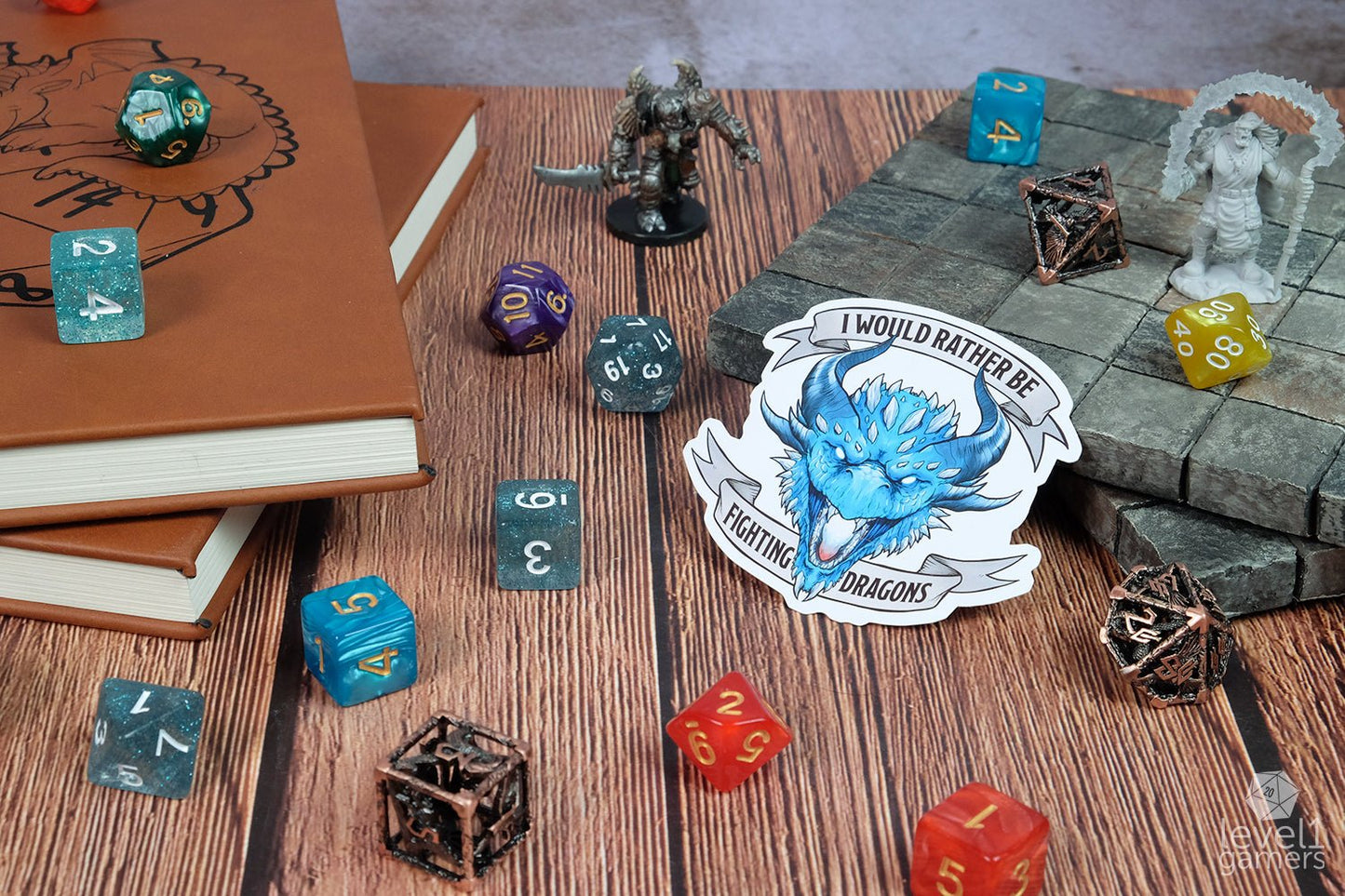 Fighting Dragons Sticker Level 1 Gamers