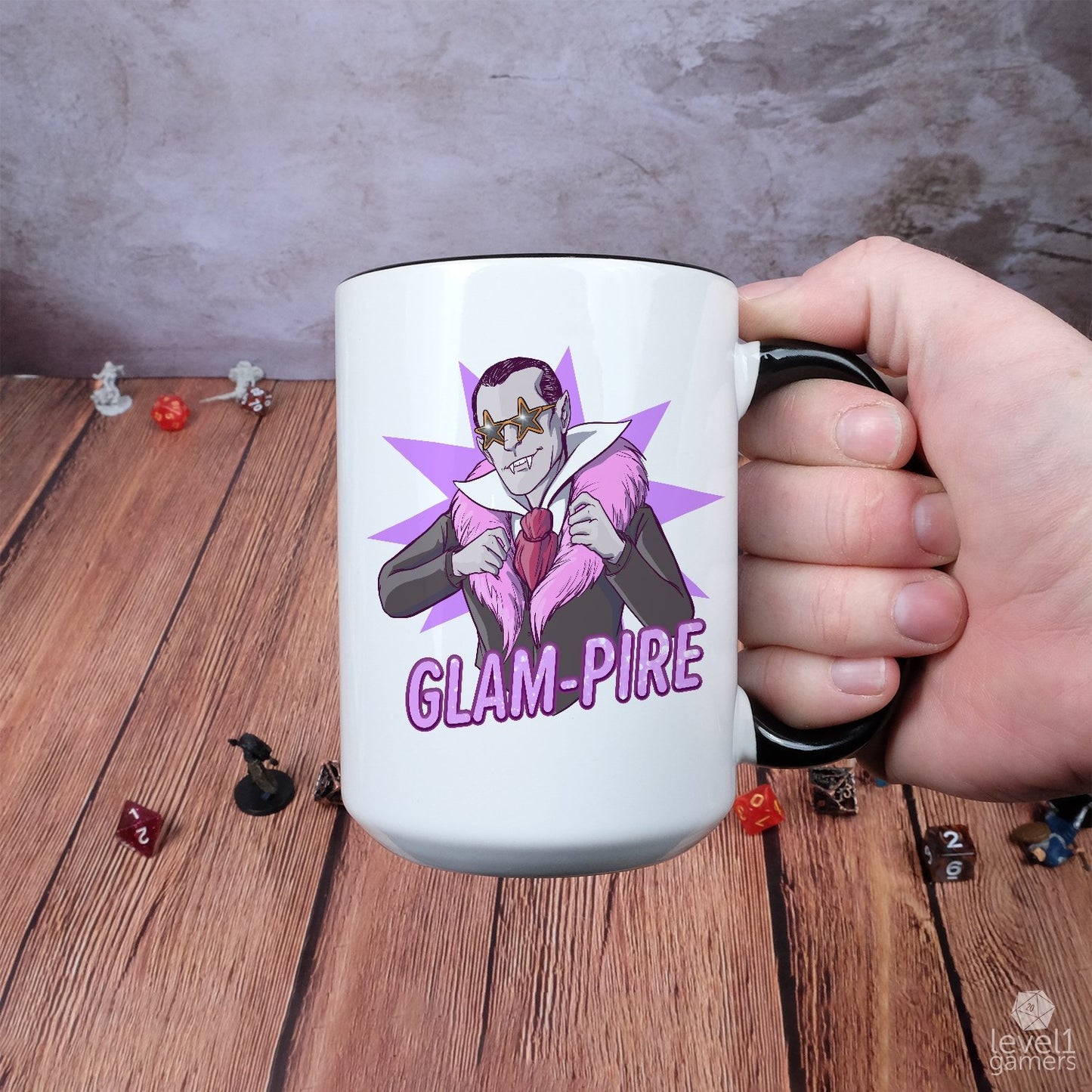 Glam-Pire Mug Level 1 Gamers