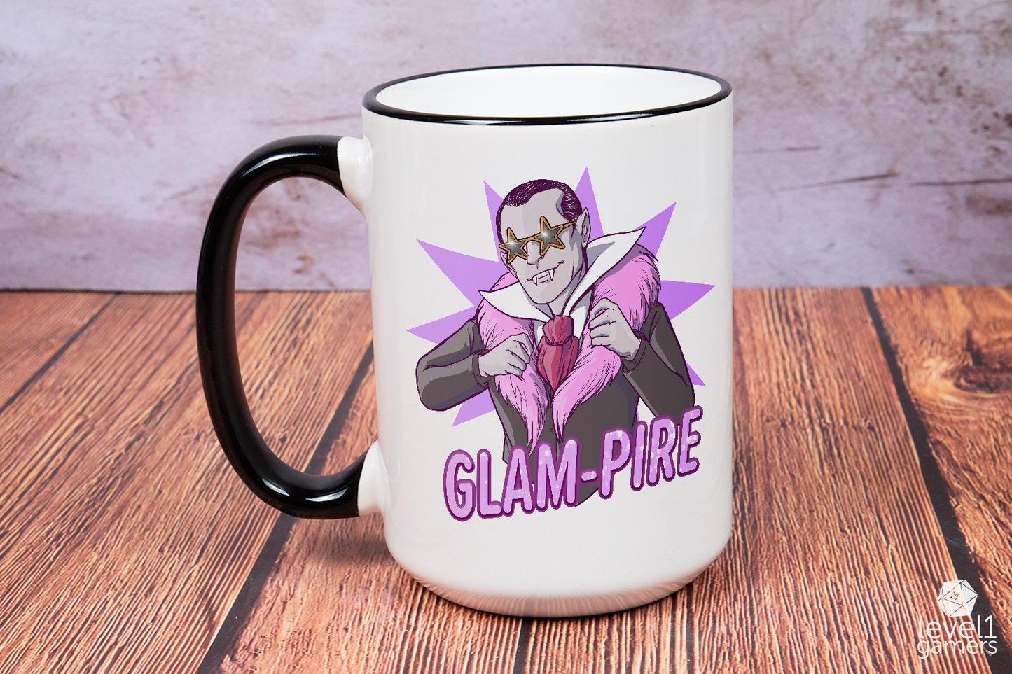 Glam-Pire Mug Level 1 Gamers