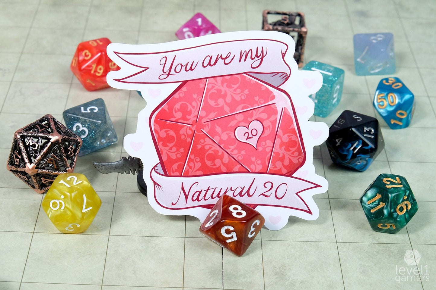 You Are My Natural 20 sticker Level 1 Gamers