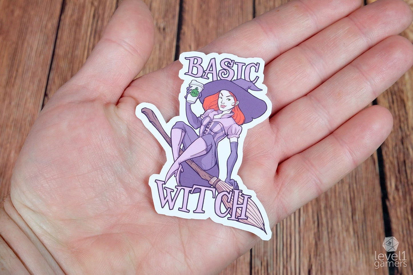 Basic Witch Sticker Level 1 Gamers