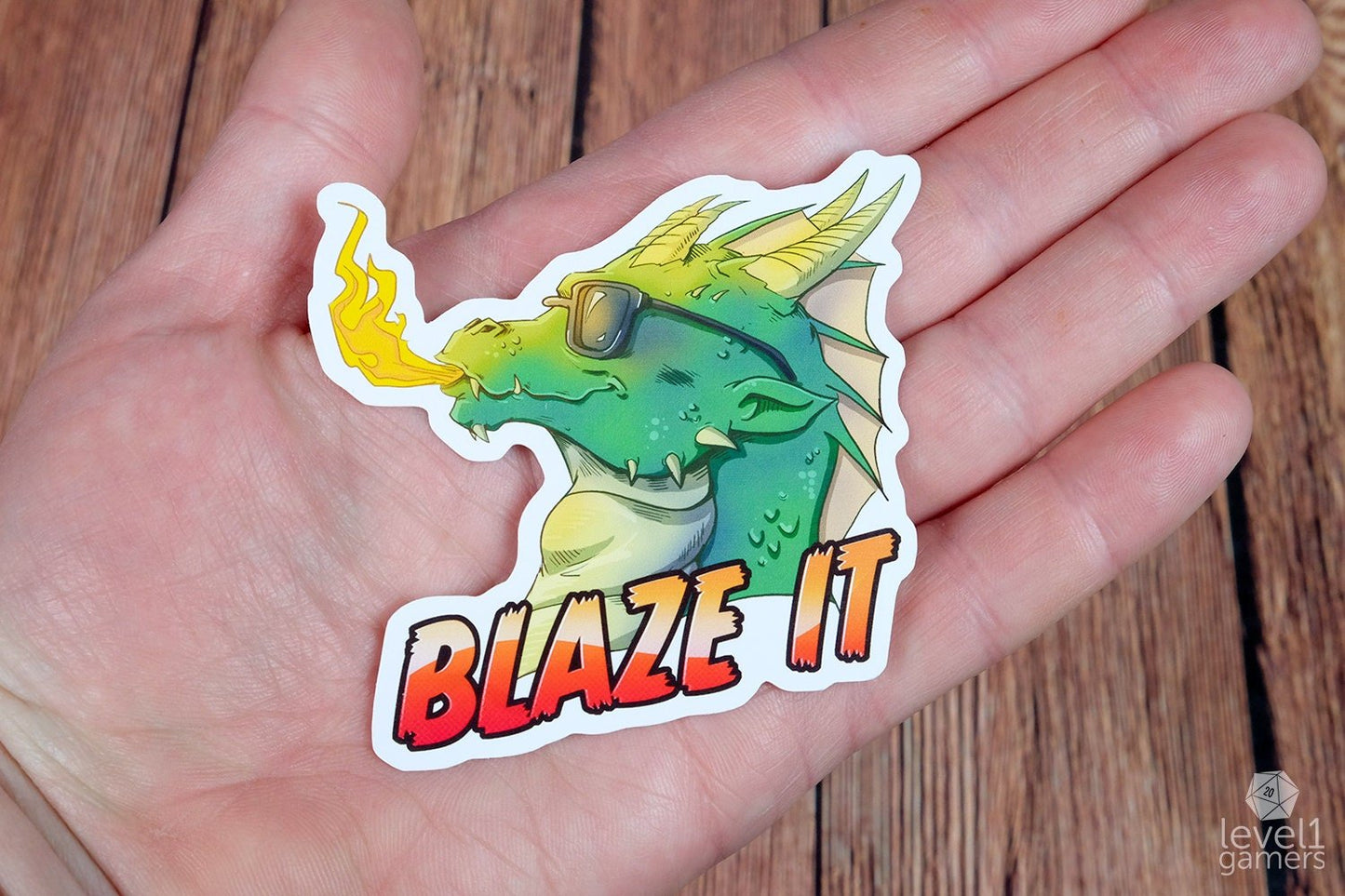 Blaze It Sticker Level 1 Gamers