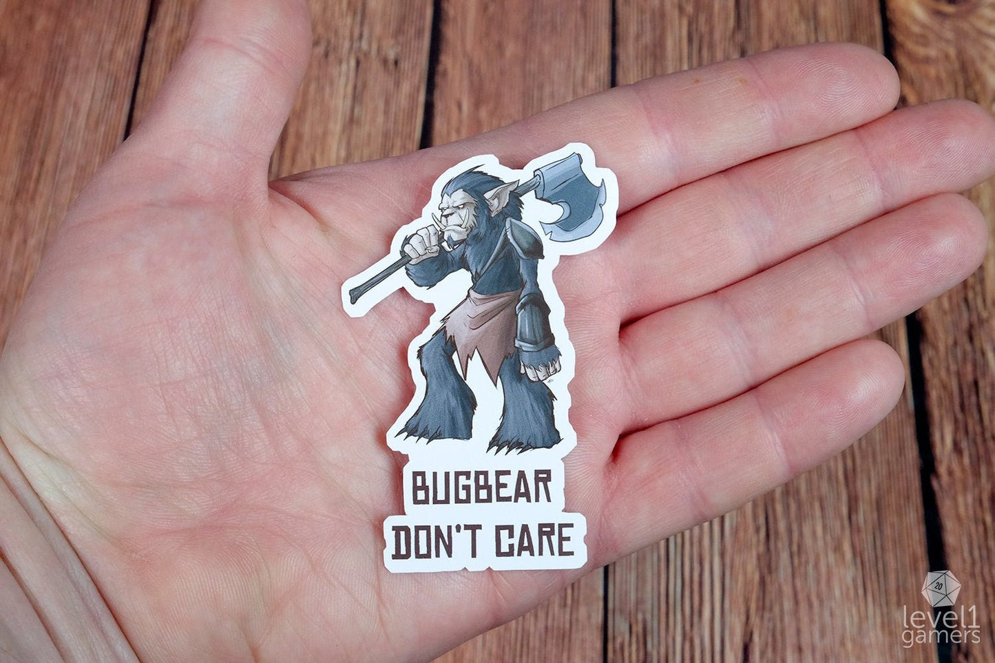 Bugbear Sticker Level 1 Gamers