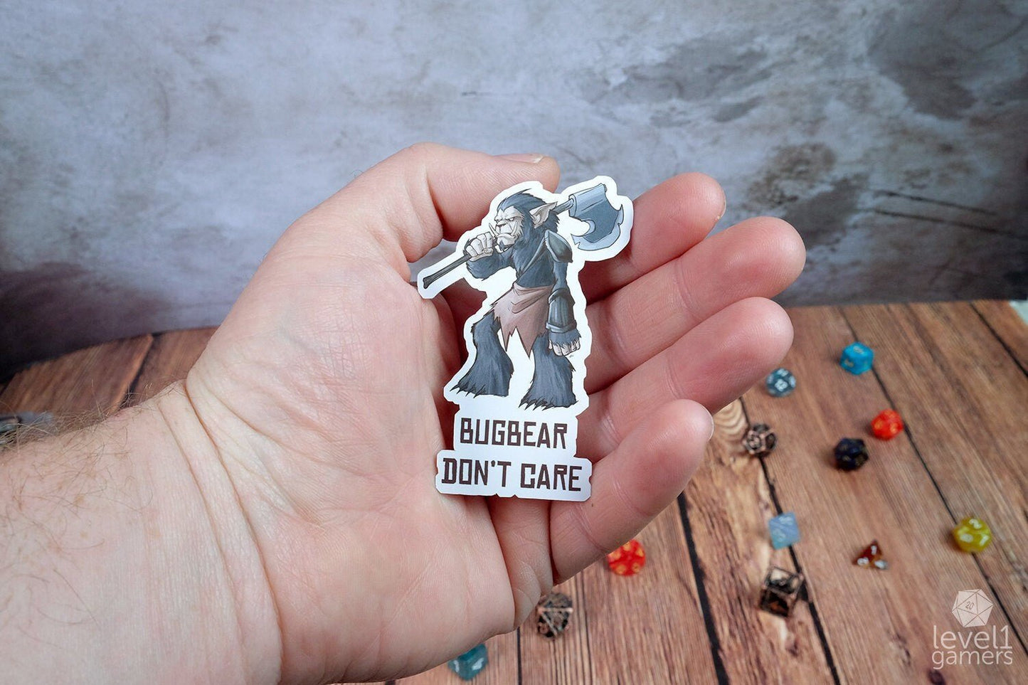 Bugbear Sticker Level 1 Gamers