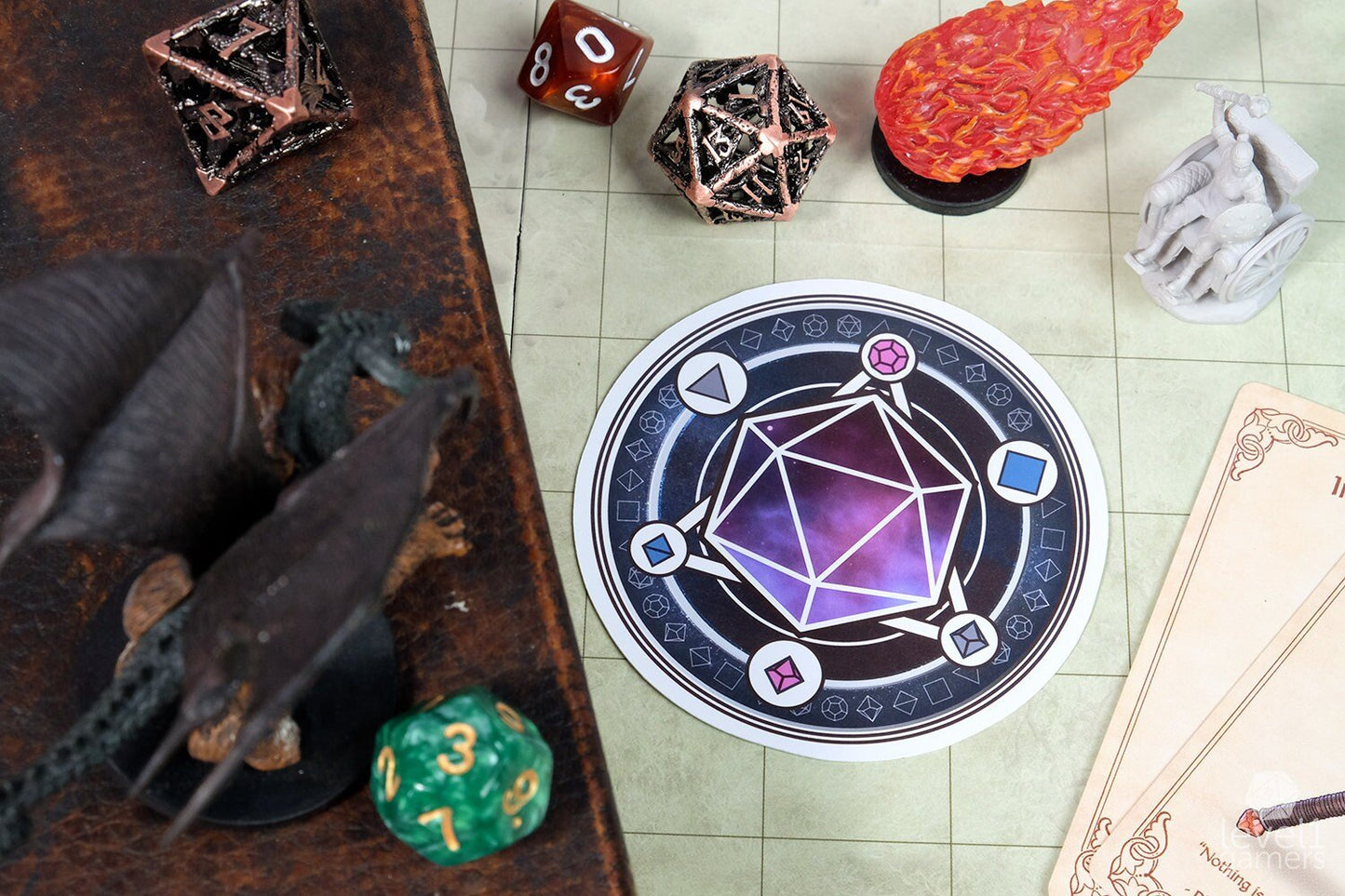 Magic Dice Circle Sticker Level 1 Gamers