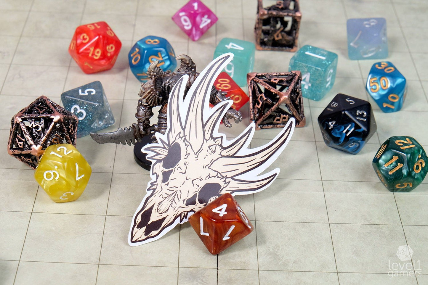 Dragon Skull Sticker Level 1 Gamers