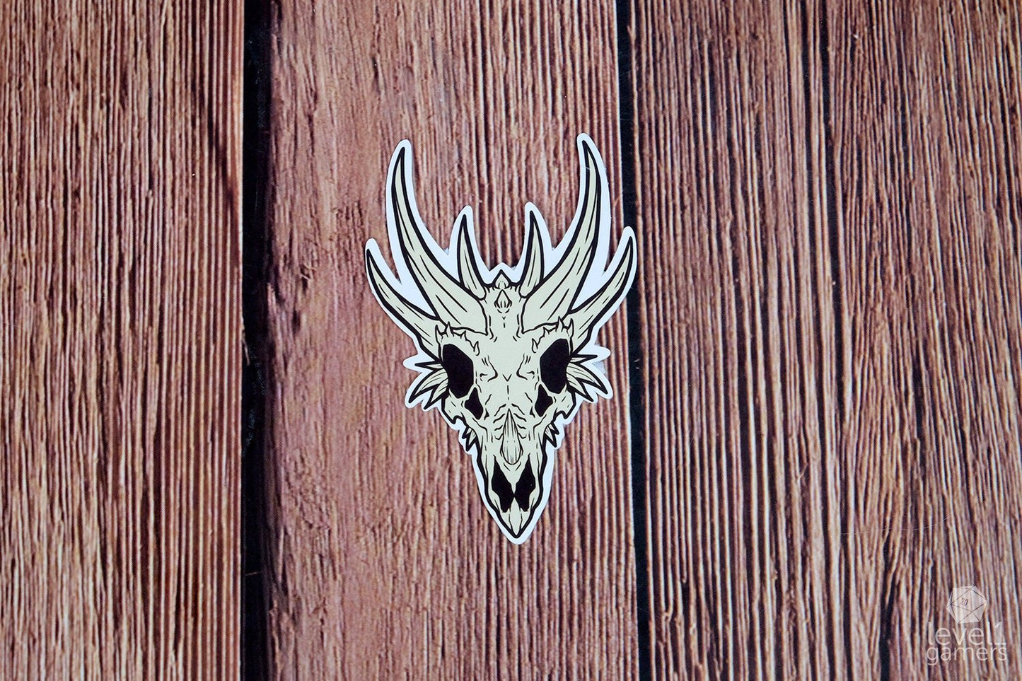 Dragon Skull Sticker Level 1 Gamers