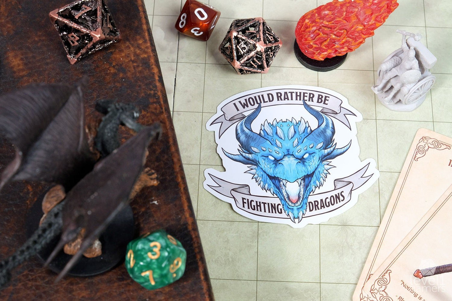 Fighting Dragons Sticker Level 1 Gamers