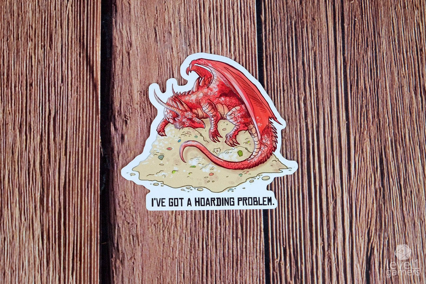 Hoarding Problem Sticker Level 1 Gamers