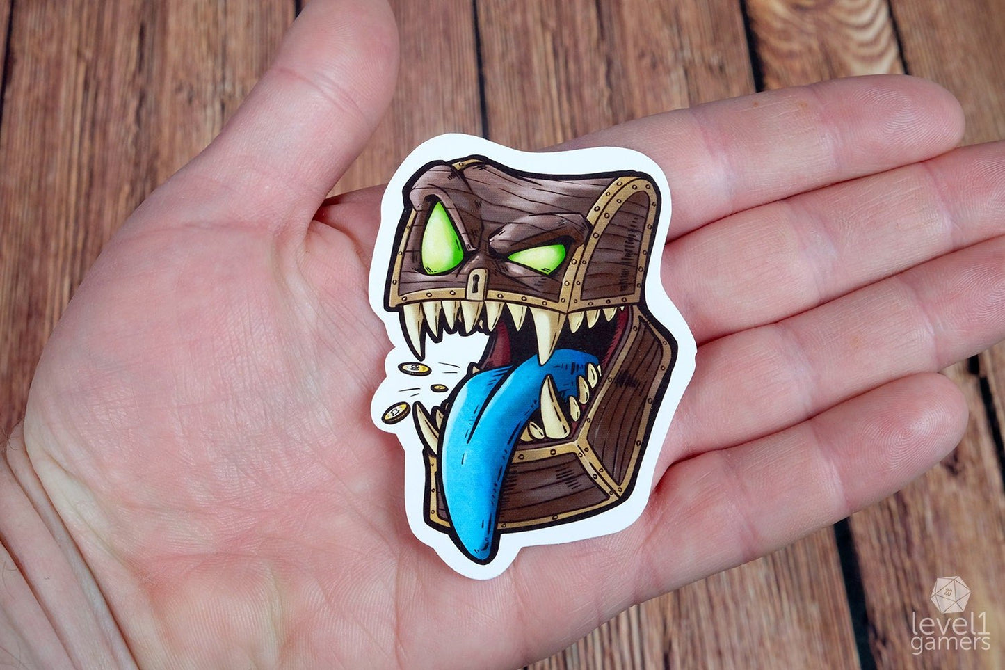 Mimic Chest Sticker Level 1 Gamers