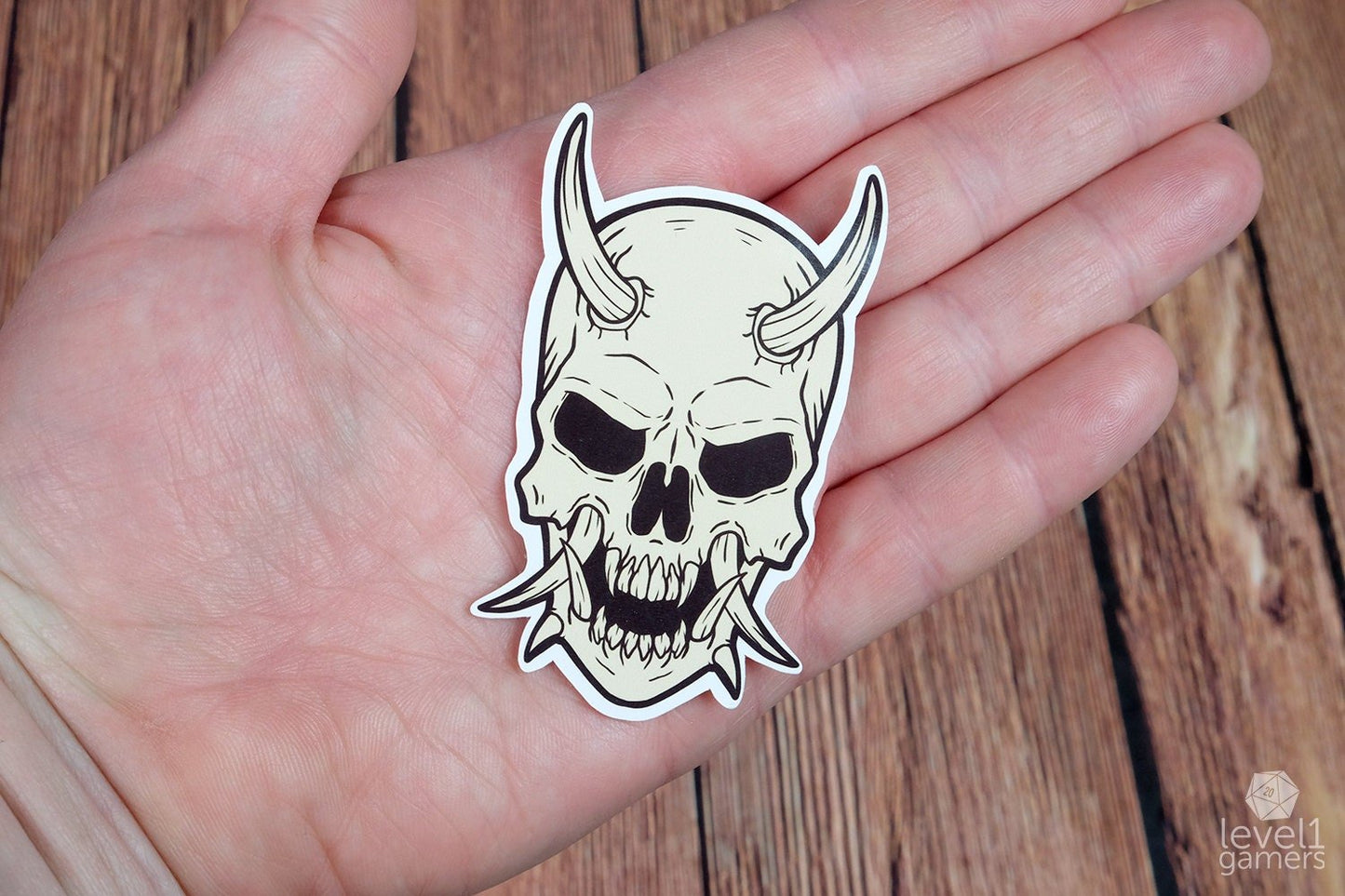 Oni Skull Sticker Level 1 Gamers