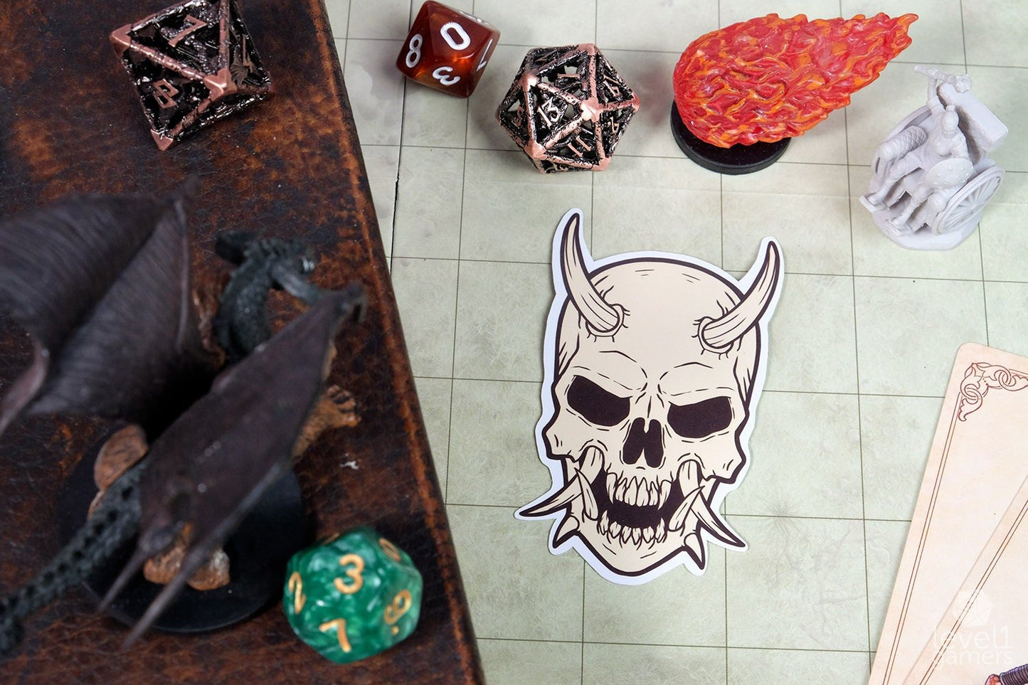 Oni Skull Sticker Level 1 Gamers