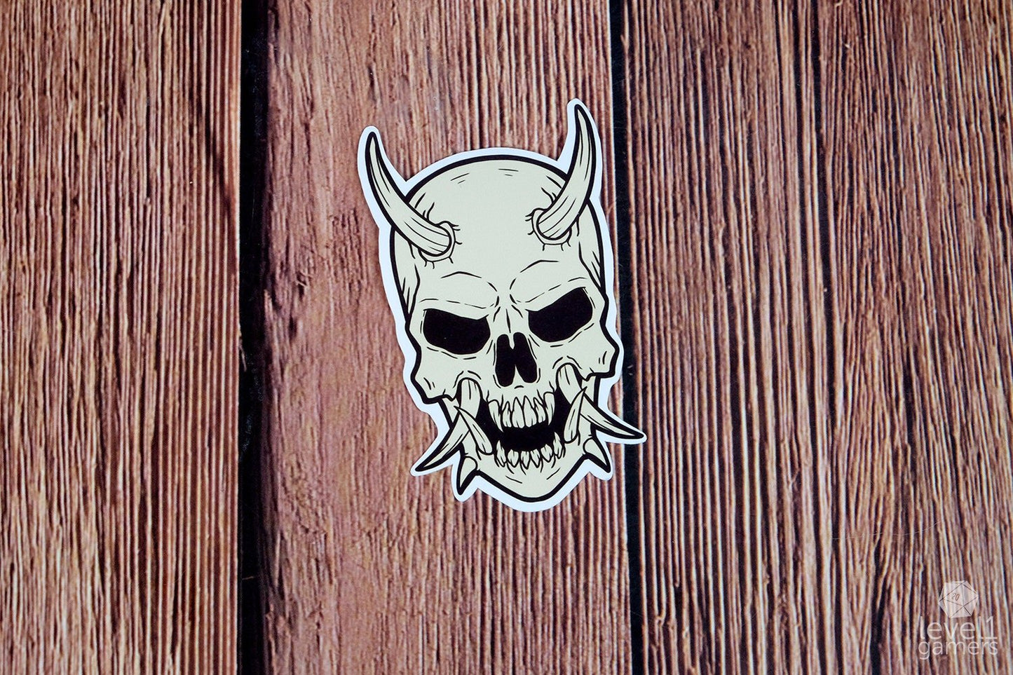 Oni Skull Sticker Level 1 Gamers