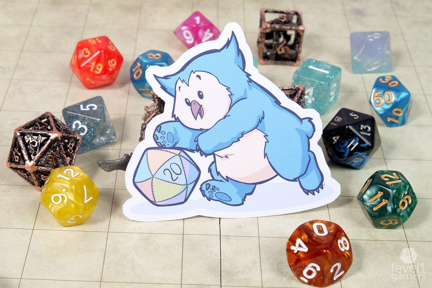 Owlbear Sticker Level 1 Gamers