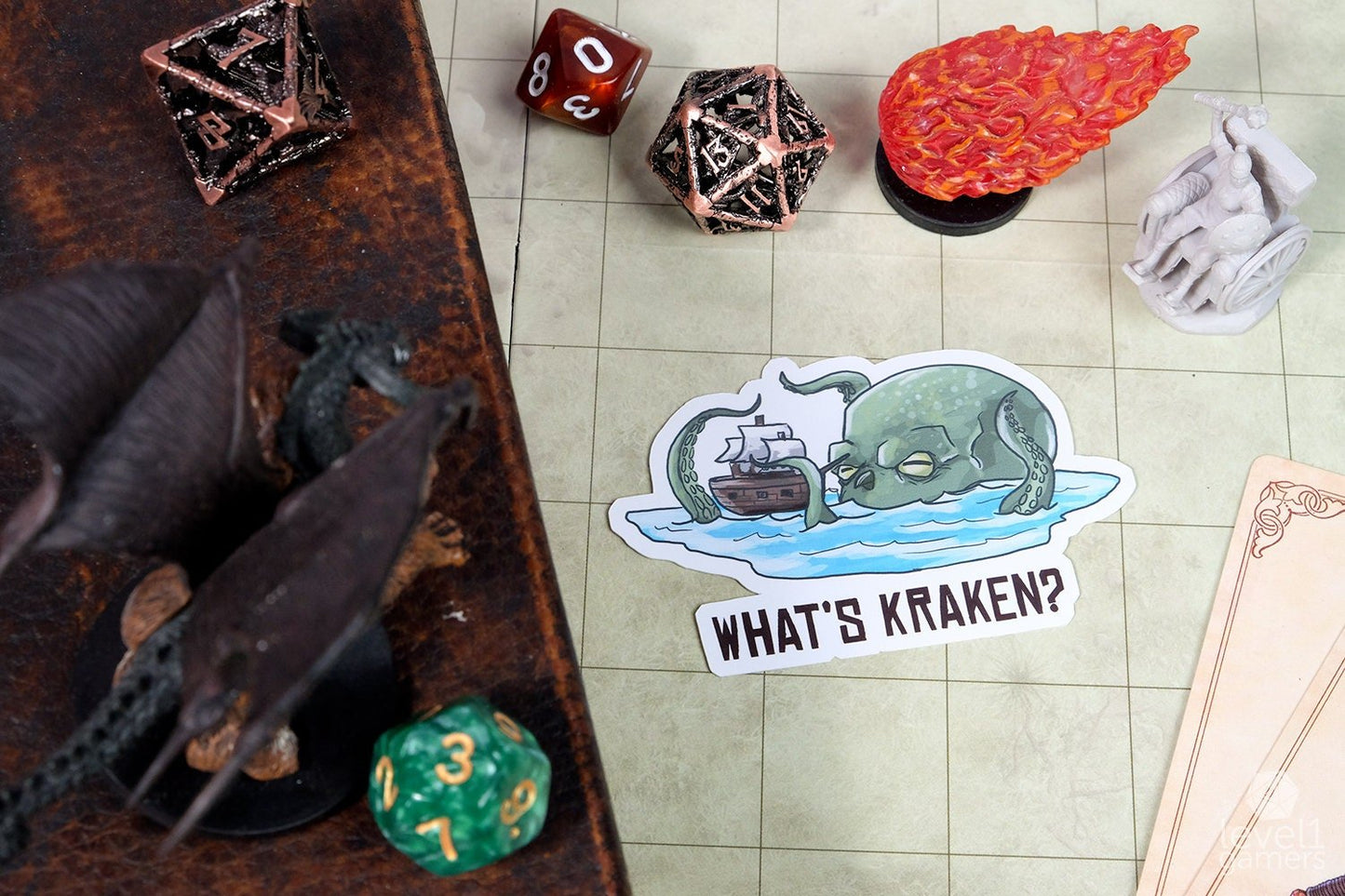 What's Kraken Sticker Level 1 Gamers