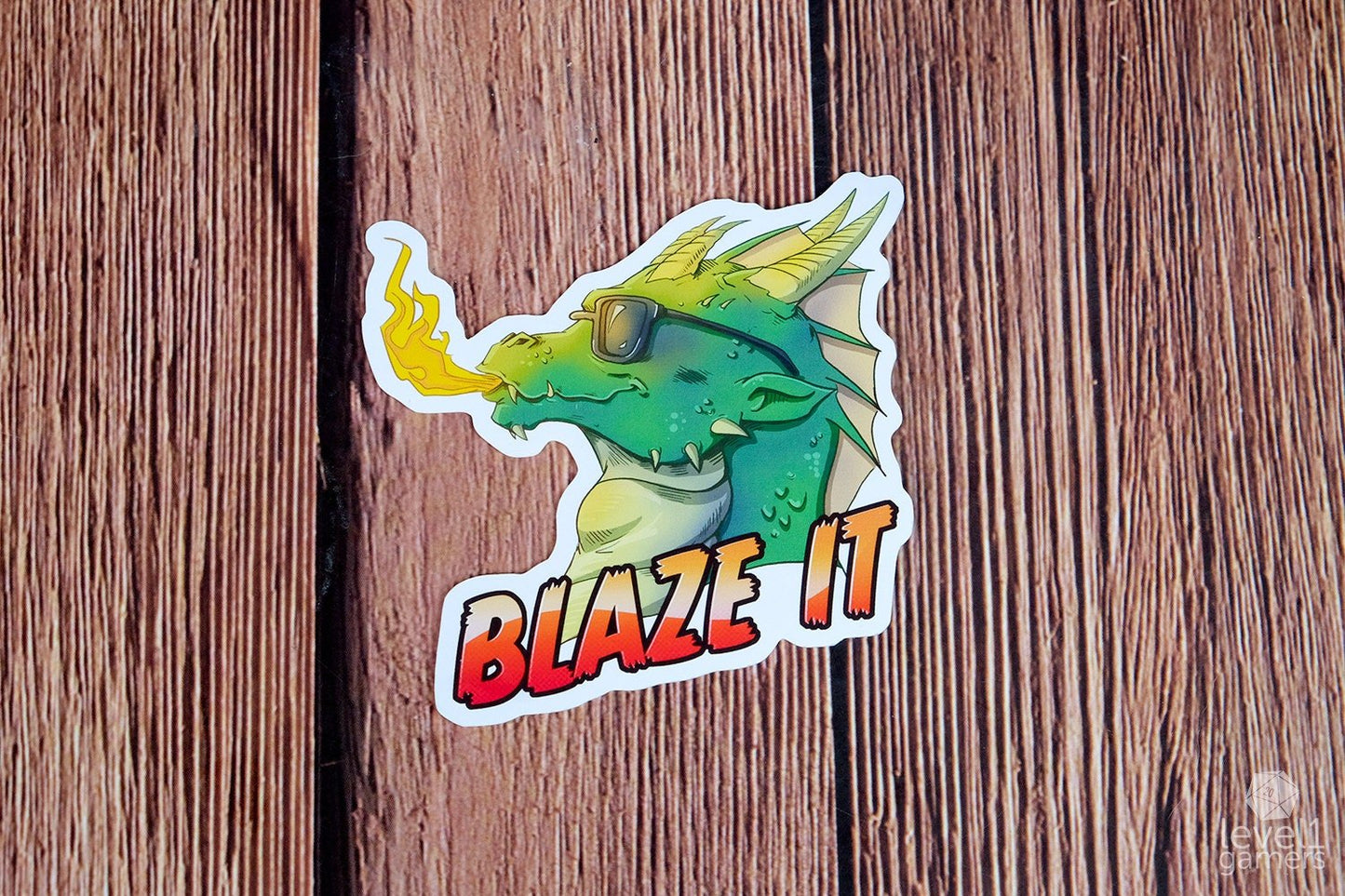 Blaze It Sticker Level 1 Gamers