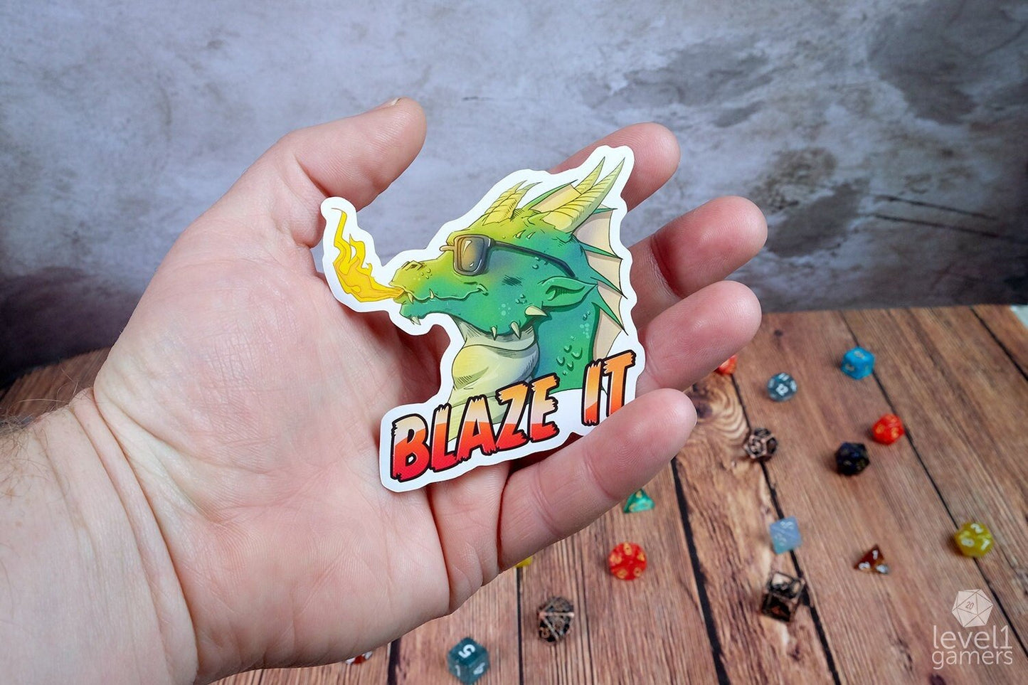 Blaze It Sticker Level 1 Gamers