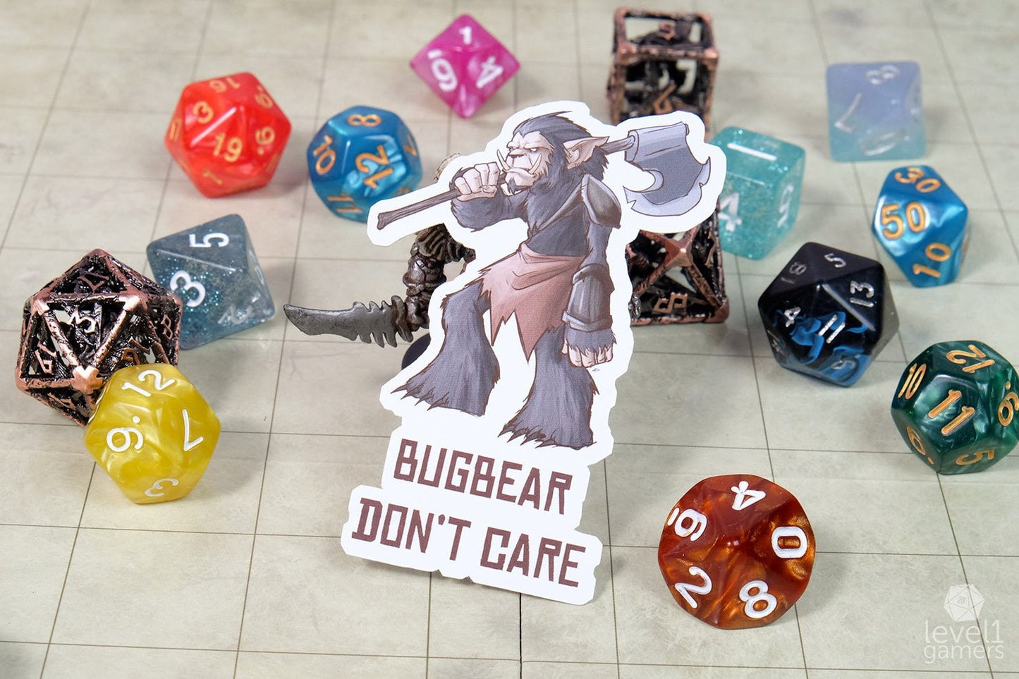 Bugbear Sticker Level 1 Gamers